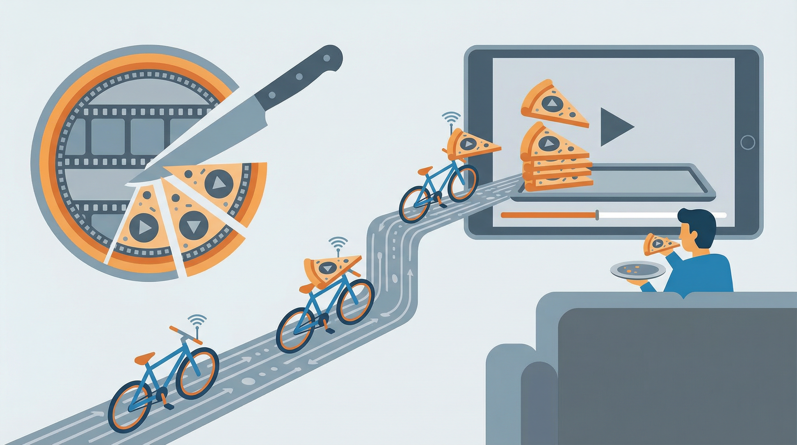 HLS Segmentation Principle: Delivering Video in Batches Like Pizza